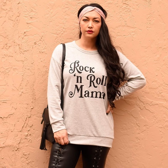 Rock N Roll Mama Sweatshirt - Picture 3 of 6